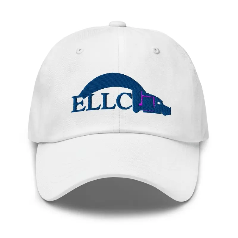 ELLC White Baseball Cap